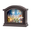 Mr. Christmas Music Boxes>12" Animated Mantel Music Box