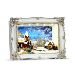 Mr. Christmas Musical Decor>11" Animated Shadow Box - Church