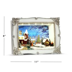 Mr. Christmas Musical Decor>11" Animated Shadow Box - Church