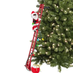 Mr. Christmas Super Climbers>43" Animated Super Climbing Black Santa