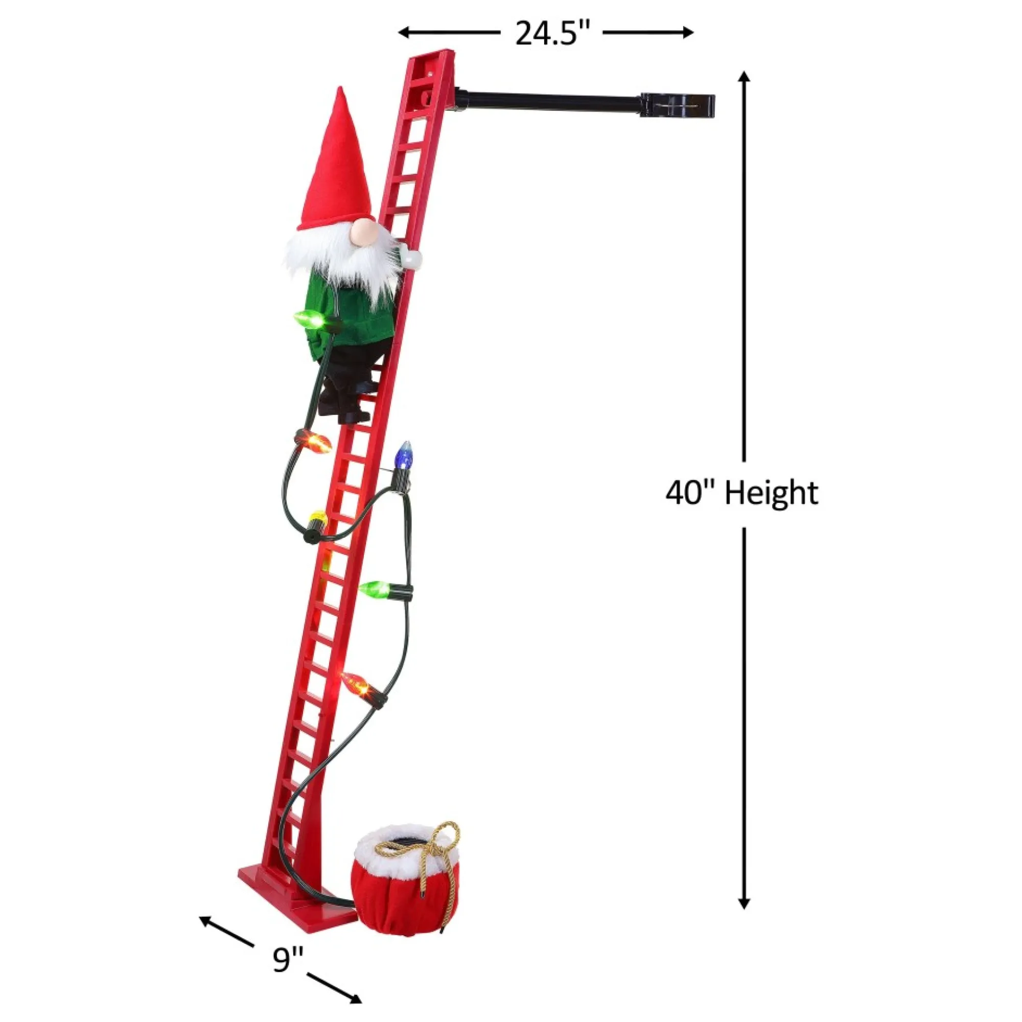 Mr. Christmas Super Climbers>43" Animated Super Climbing Gnome