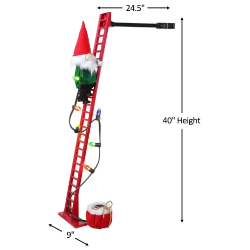 Mr. Christmas Climbers>43" Animated Super Climbing Gnome
