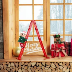 Mr. Christmas Climbers>17" Animated Tabletop Climbing Elf