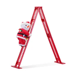 Mr. Christmas Climbers>17" Animated Tabletop Climbing Snowman