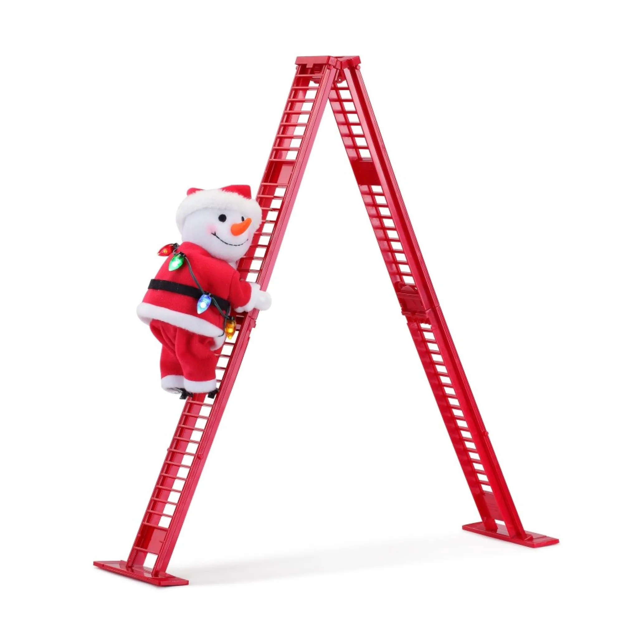 Mr. Christmas Climbers>17" Animated Tabletop Climbing Snowman