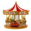 Mr. Christmas Carousels>12" Animated Very Merry Carousel