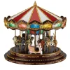 Mr. Christmas Carousels>15" Marquee Deluxe Carousel