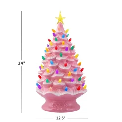 Mr. Christmas Pink Ceramic Trees><noscript><img width=
