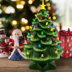 Mr. Christmas Green Ceramic Trees><noscript><img width=