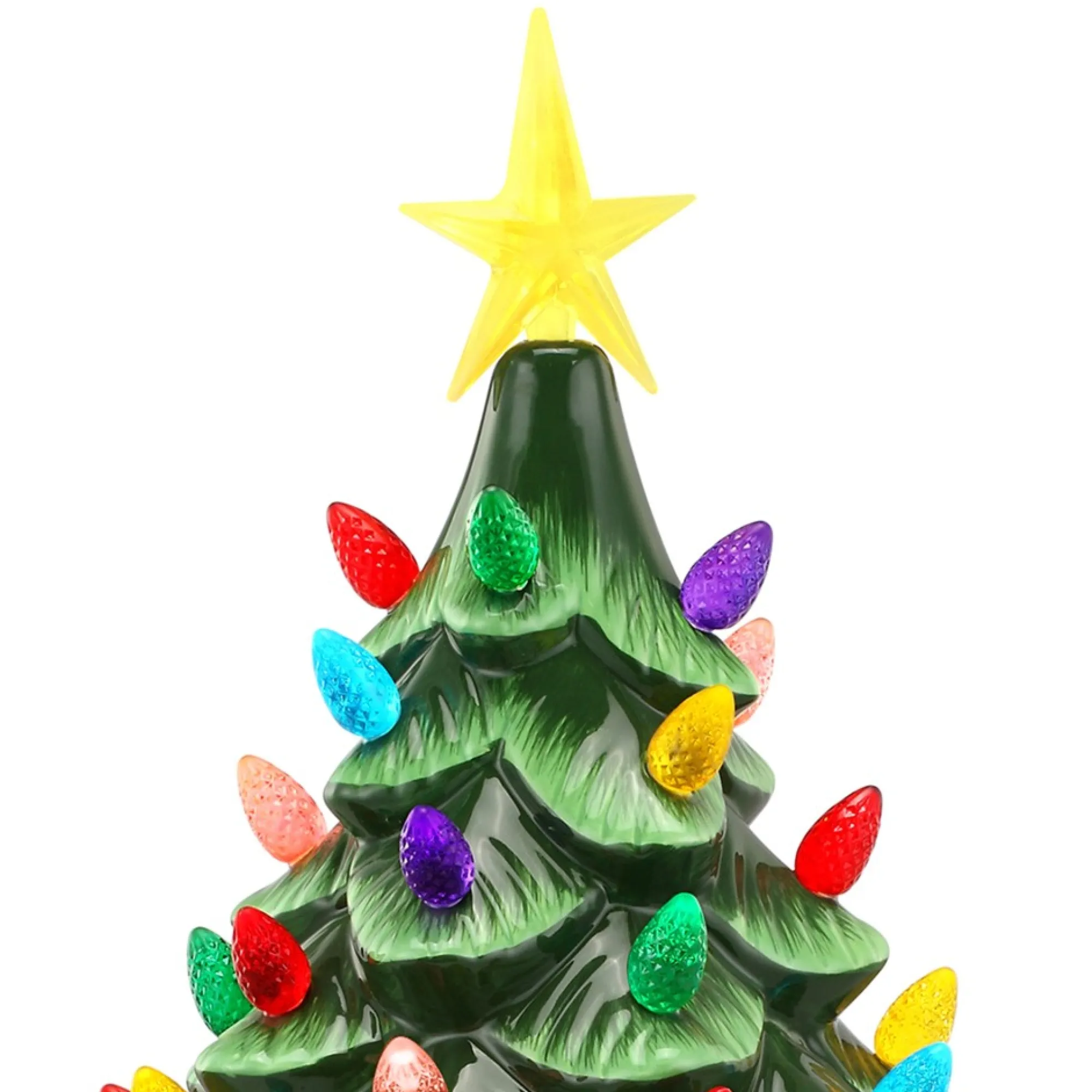Mr. Christmas Green Ceramic Trees>24" Nostalgic Ceramic Tree - Green