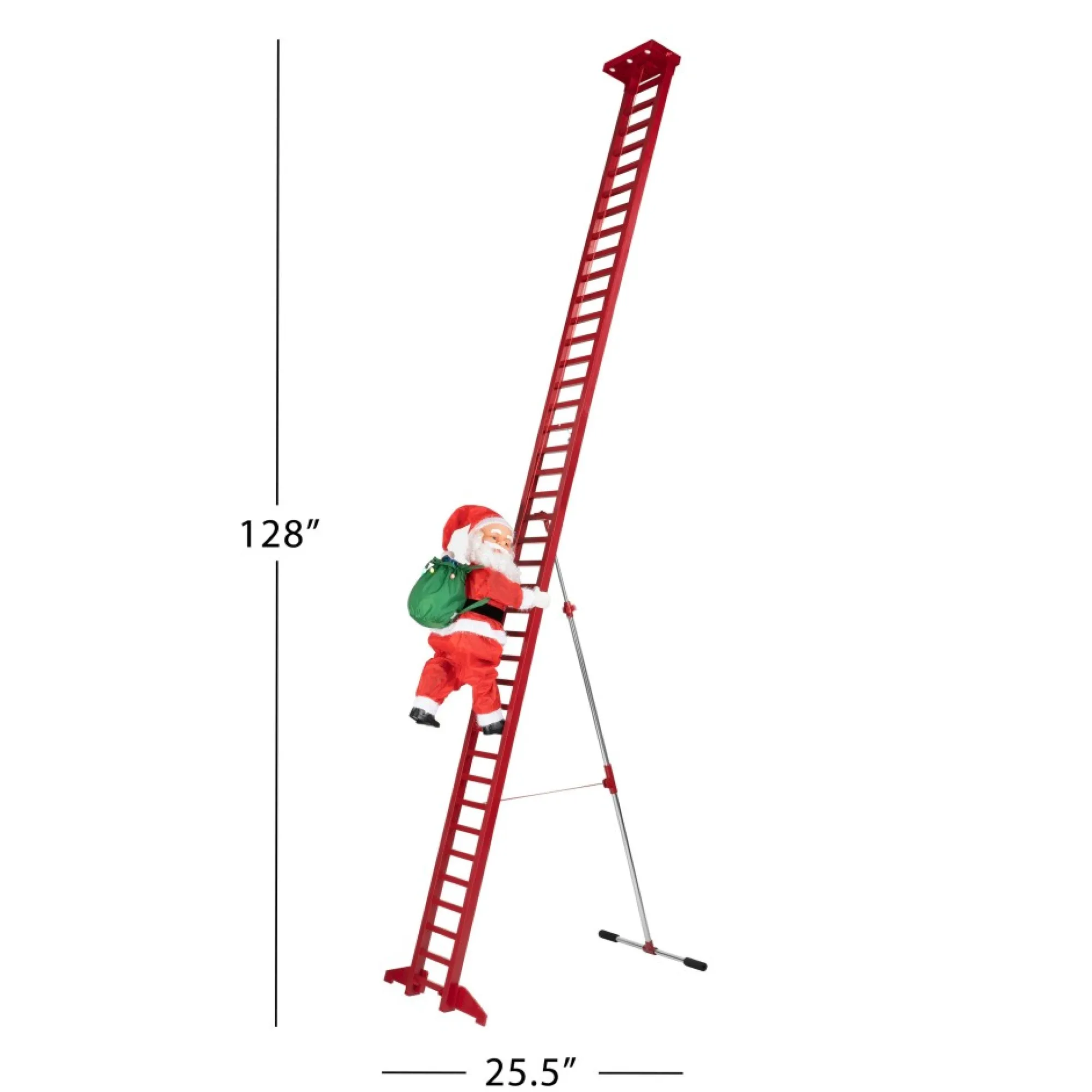 Mr. Christmas Musical Decor>10' Outdoor Animated Super Climbing Santa