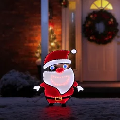 Mr. Christmas Musical Decor>36.75" Outdoor Singing Santa