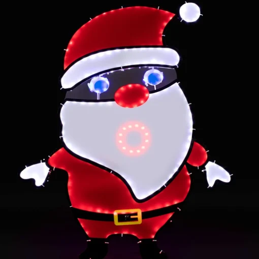 Mr. Christmas Musical Outdoor>36.75" Outdoor Singing Santa