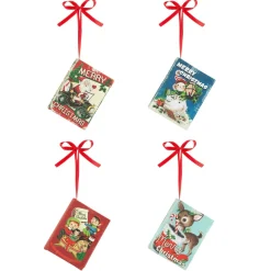 Mr. Christmas Ornaments>3.75" Set Of 4 Nostalgic Musical Songbooks