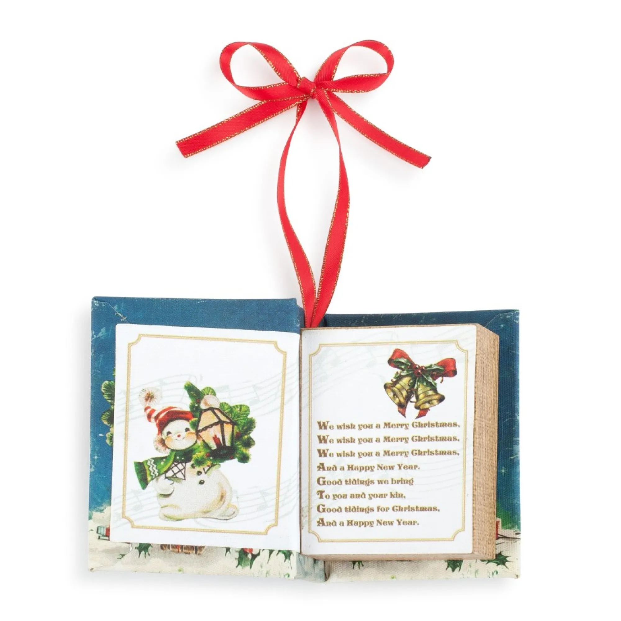 Mr. Christmas Ornaments>3.75" Set Of 4 Nostalgic Musical Songbooks