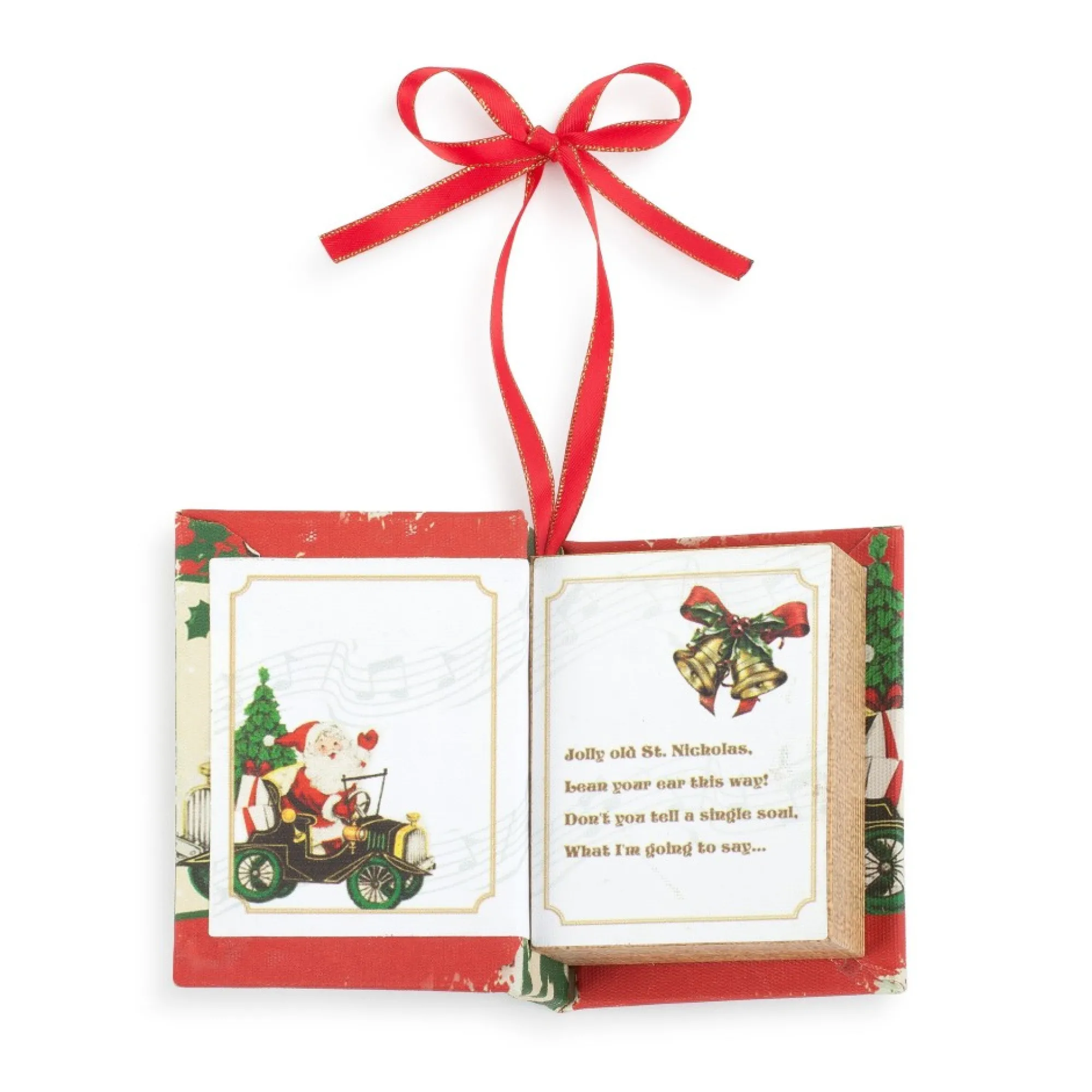 Mr. Christmas Ornaments>3.75" Set Of 4 Nostalgic Musical Songbooks
