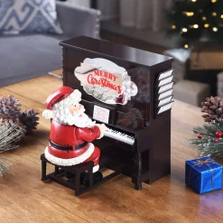 Mr. Christmas Music Boxes>10" Sing Along Santa