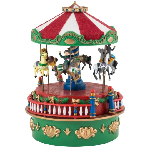 Mr. Christmas Music Boxes>Mini Carnival Music Box - Carousel