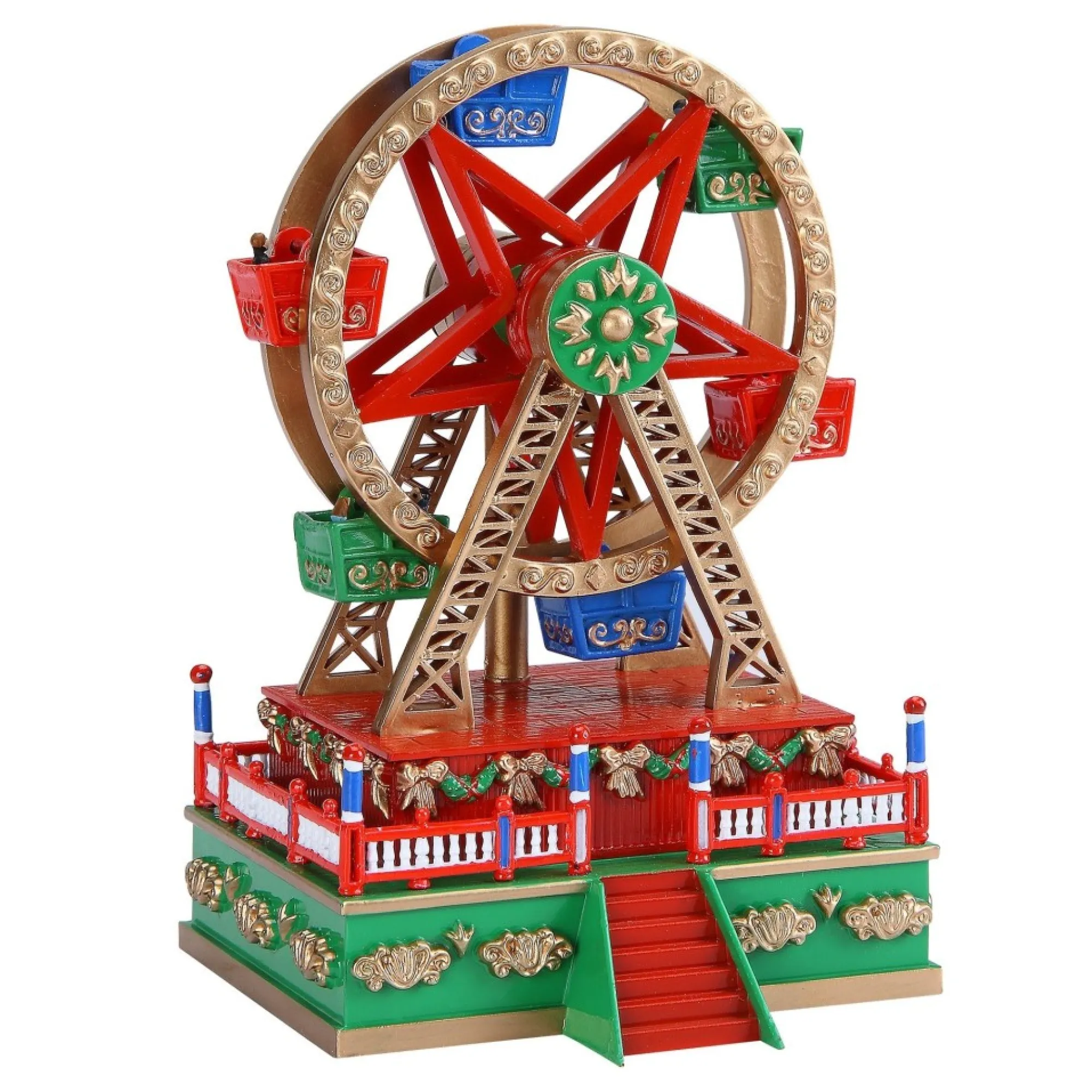 Mr. Christmas Music Boxes>Mini Carnival Music Box - Ferris Wheel
