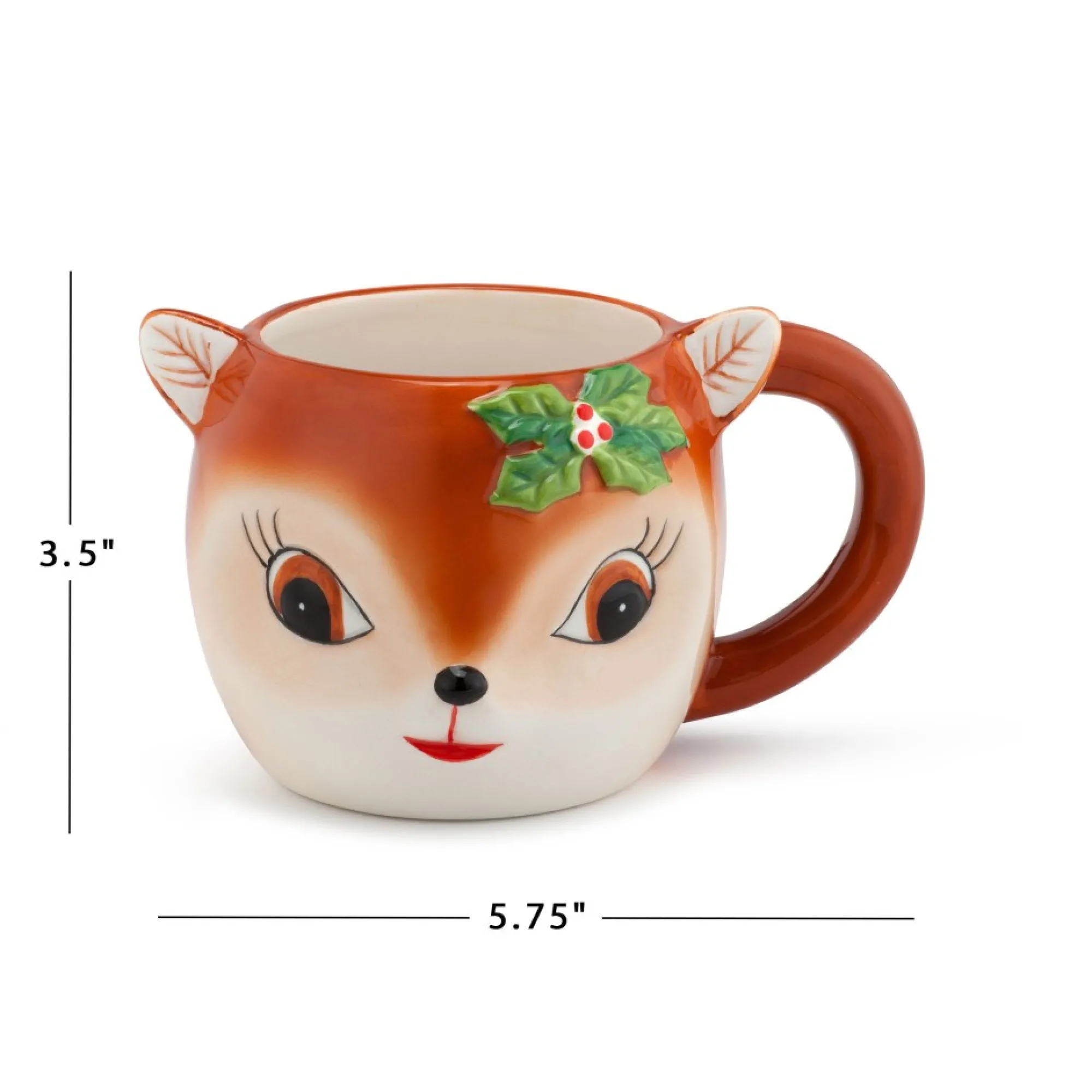 Mr. Christmas Mugs>16Oz Nostalgic Ceramic Reindeer Mug
