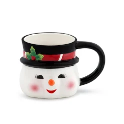 Mr. Christmas Mugs>16Oz Nostalgic Ceramic Snowman Mug